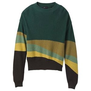 Prana women’s desert road organic cotton blend pullover sweater size small